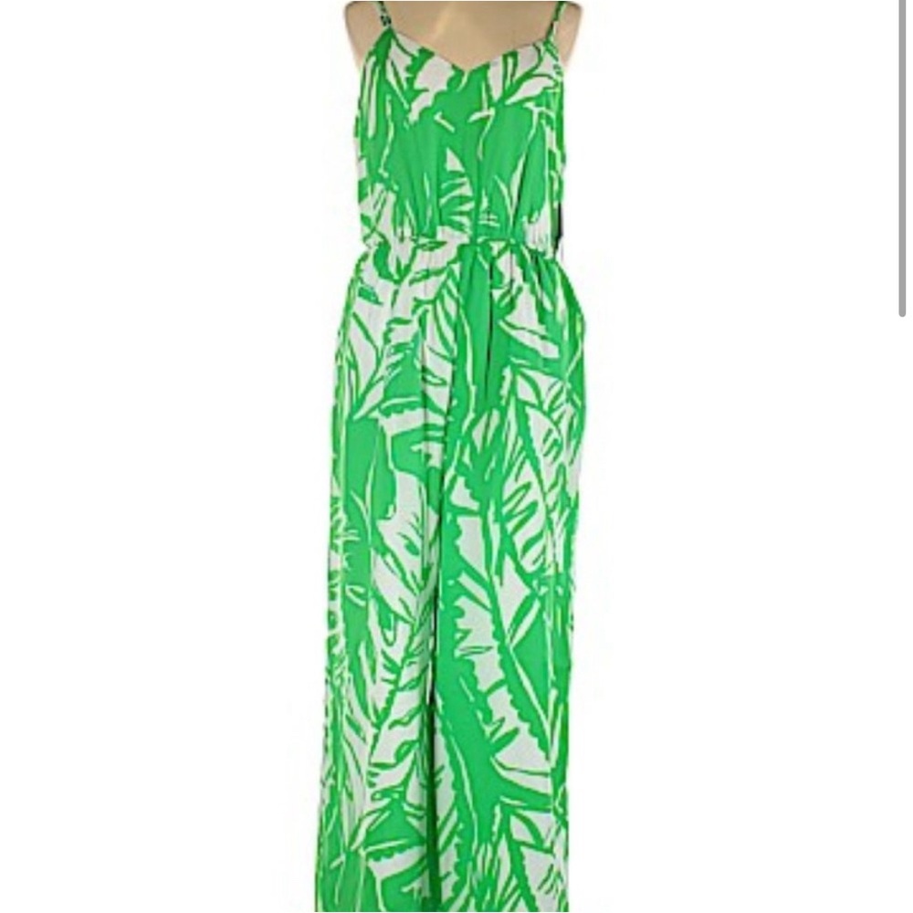 Lilly Pulitzer For Target Green/White Jumpsuit Romper Womens Size large